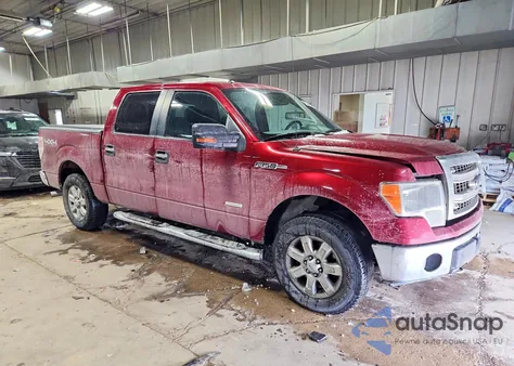 2013 Ford F150 Supercrew из США, поврежденный, VIN 1FTFW1ET8DFD78619